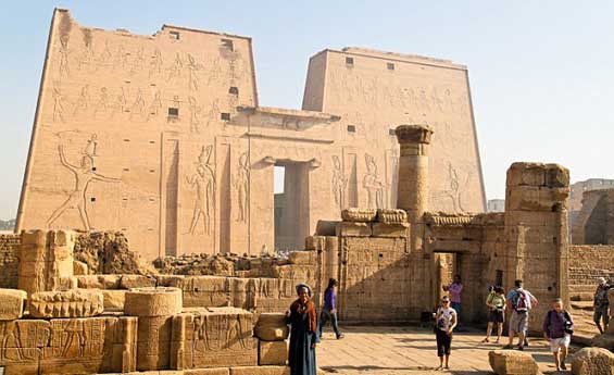 Edfu Temple, New Year holidays in Egypt