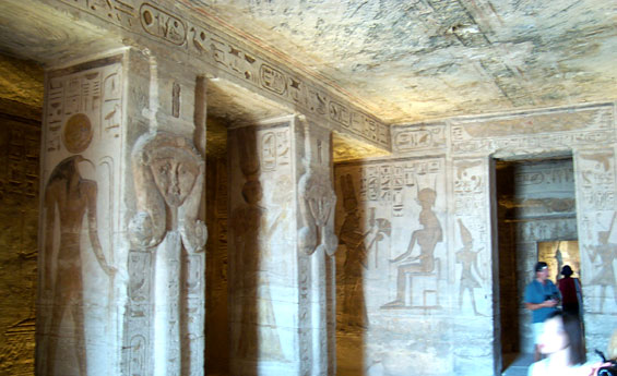 Nefertari Temple interior Nefertari Temple interior