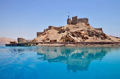 Crusader Castle in Taba