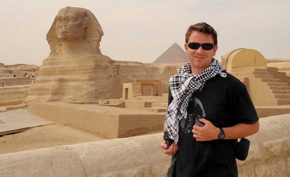 Giza Pyramids and the sphinx