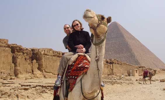 Pyramids of Giza, Honeymoon tour