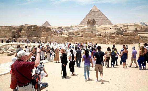 The Great Pyramids and Sphinx